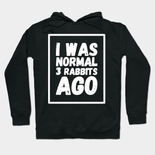 I was normal 3 rabbits ago Hoodie